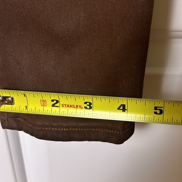 DL1961 jeans ,women’s EMMA SKINNY low rise instasculpt  coated , brown ,size 28 - Picture 13 of 13